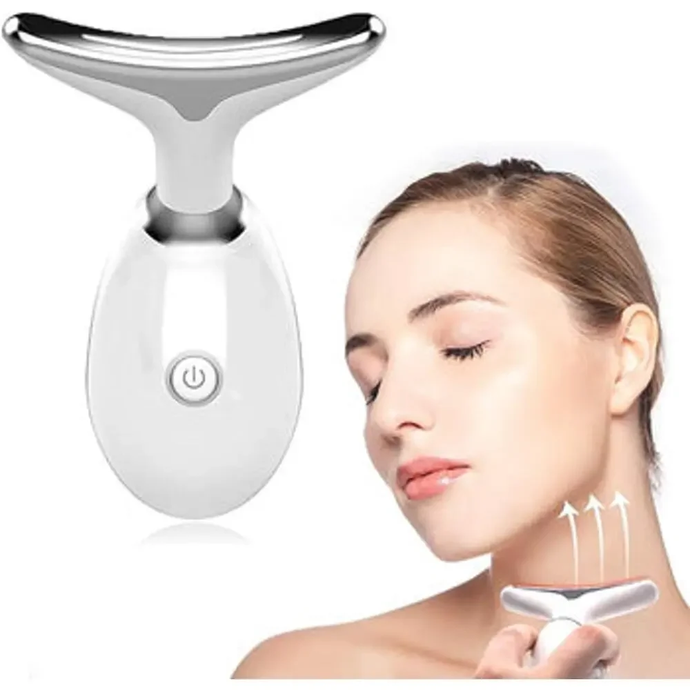 Beauty Massager 7 Color Wavy Acne Beauty Microcurrent Facial Device Skin Firming